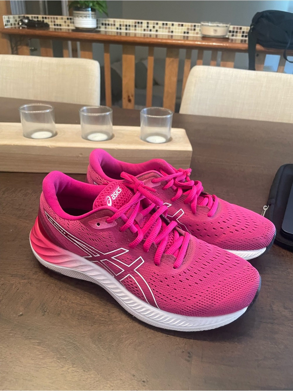 ASICS Women's Pink Running Shoes - Lightweight Cushioning